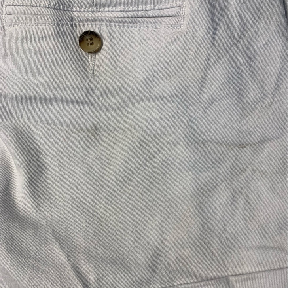 Dear John White Denim women's Size 26 julian shorts Cuffed Chino Style - Picture 8 of 9